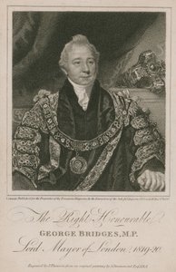 The Right Honorable George Bridges, Lontoon pormestari 1819-20 tekijältä English School