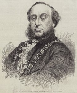 Oikea kunnia James William Mackey, Dublinin pormestari (kaiverrus) tekijältä English School