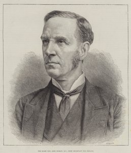 The Right Honorable John Morley, kansanedustaja, Irlannin pääsihteeri (kaiverrus) tekijältä English School