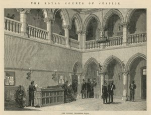 Royal Courts of Justice: Judges Chambers Hall tekijältä English School
