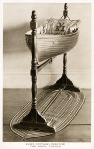 The Royal Cradle, Sveitsin mökki, Osborne House, Isle of Wight, n. 1893 (puu)