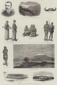 Royal Geographical Societyn Itä-Afrikan tutkimusmatka (kaiverrus) tekijältä English School