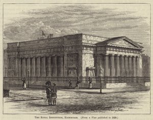 Kuninkaallinen instituutio, Edinburgh (kaiverrus) tekijältä English School