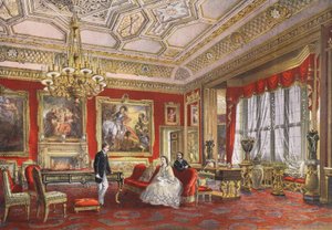 Rubens-huone, Windsorin linna, Edward VII:n ja tanskalaisen Alexandran häämuistomerkki, pub. 1864 tekijältä English School