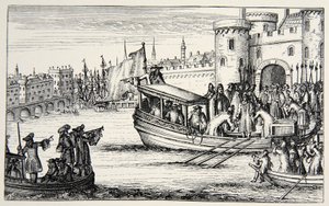 Seitsemän piispaa palaamassa tornista, 1688 tekijältä English School