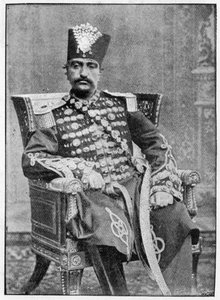 The Shah of Persia, 1893 (W. & D. Downeyn kuvan jälkeen) tekijältä English School