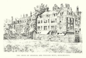 Charles ja William Huttin kaupat, kirjakauppiaat (litho) tekijältä English School