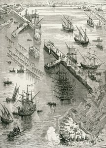 Rochellen piiritys, Ranskan historiasta, Emile de Bonnechose, julkaisija Ward, Lock and Co, Lontoo tekijältä English School