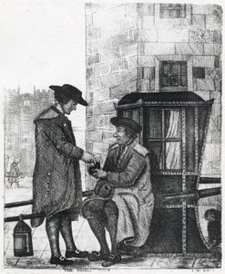 The Social Pinch, printti William Kay, 1784-1813 tekijältä English School
