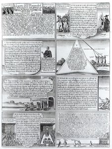 The Solemn League and Covenant of 1643, kaiverrus W. Hollar (1607-77) tekijältä English School