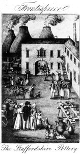 Staffordshiren keramiikka, otettu vuodelta 1827 tekijältä English School