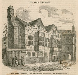 Star Chamber ja Exchequer Buildings Westminsterissä tekijältä English School