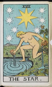 Tähti Tarot-avaimesta: se on salaisen perinteen katkelmia ennustamisen verhon alla. [Korttisarjan kanssa.]