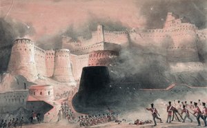 Kabulin portin myrsky 1839 (wc ja kynä paperille) tekijältä English School