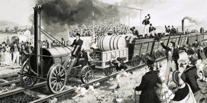 The Story of Steam: Trains on Trial. Stephensonin "Raketti" tekijältä English School