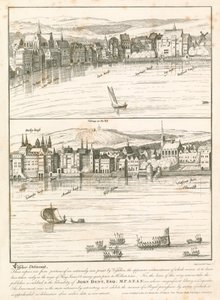 Strand, Lontoo, Thames-joelta 1600-luvulla tekijältä English School