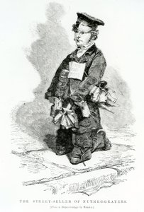 Muskottipähkinäraastimen katumyyjä, n. 1840 tekijältä English School