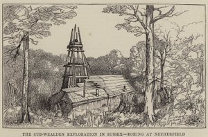 Sub-Wealdenin tutkimus Sussexissa, Boring at Netherfield (kaiverrus) tekijältä English School