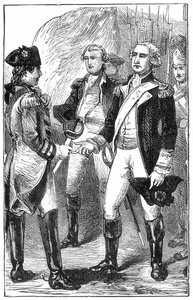 The Surrender of Cornwallis, Ranskan historiasta, Emile de Bonnechose, julkaisija Ward, Lock and Co, Lontoo tekijältä English School