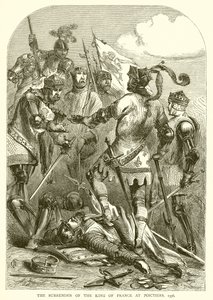 Ranskan kuninkaan antautuminen Poictiersissa, 1356