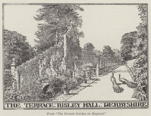 The Terrace, Risley Hall, Derbyshire (kaiverrus) tekijältä English School