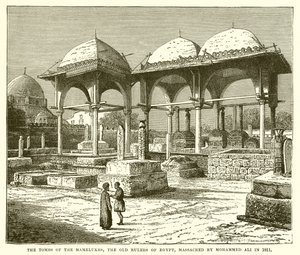 Mamelukien haudat, Egyptin vanhat hallitsijat, jotka Mohammed Ali murhasi vuonna 1811