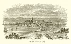 Dundeen kaupunki vuonna 1650 tekijältä English School