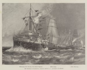 The Trouble in Nicaragua, Admiral Stephensonin laivue Corintossa (kaiverrus) tekijältä English School