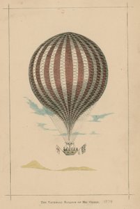 Mr Greenin Vauxhall-ilmapallo; Vauxhall Gardens, Lontoo tekijältä English School