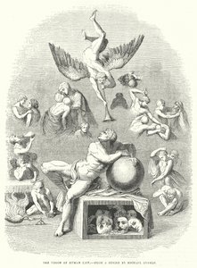 Visio ihmiselämästä (kaiverrus) tekijältä English School