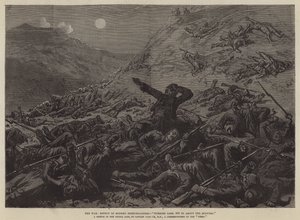 The War, Effect of Modern Breechloaders, "Turkish Loss, 800 in around Ten Minutes" (kaiverrus) tekijältä English School