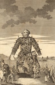 The Wicker Man of the Druids, The Complete English Travelleristä tai uusi kysely ja kuvaus Englannista ja Walesista, pub. 1771 tekijältä English School