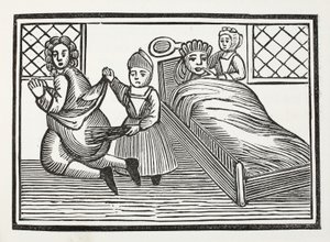 The World Turned Upside Down, kuvitus John Ashtonin kirjasta Chap-books of the Eightenth Century, pubi. 1882 tekijältä English School