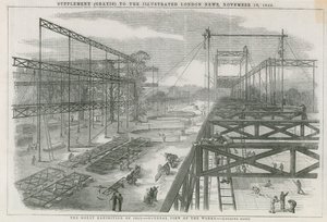Lontoon Hyde Parkissa sijaitseva rakennus vuoden 1851 suurta näyttelyä varten tekijältä English School