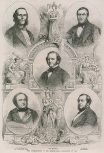 Vuoden 1862 kansainvälisen näyttelyn komissaarit tekijältä English School