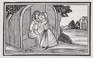 Guyn kuolema, kuvitus John Ashtonin kirjasta Chap-books of the Eightenth Century, pubi. 1882