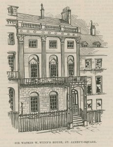 Dynamiitin raivo Westminsterissä; Sir Watkin W Wynnsin talo, St James