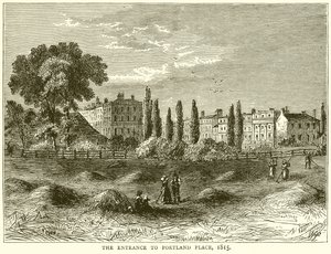 Portland Placen sisäänkäynti, 1815 tekijältä English School