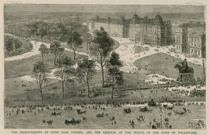 Hyde Park Cornerin parannukset ja Wellingtonin herttuan patsaan poistaminen tekijältä English School