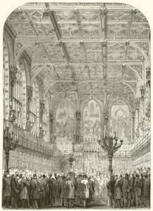 House of Lords -huoneen sisätilat