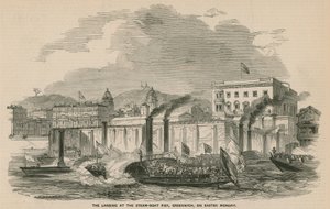 Laskeutuminen höyryveneiden laiturille, Greenwich, pääsiäismaanantaina tekijältä English School