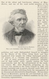 Edesmennyt alderman Abel Heywood (kaiverrus) tekijältä English School