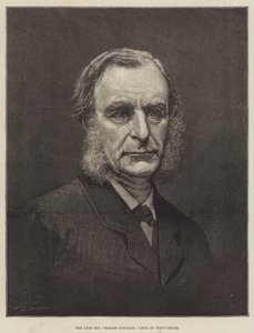 Edesmennyt pastori Charles Kingsley, Westminsterin kaanoni (kaiverrus) tekijältä English School