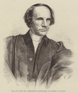 Edesmennyt oikea pastori Christopher Wordsworth, DD, Lincolnin piispa (kaiverrus) tekijältä English School