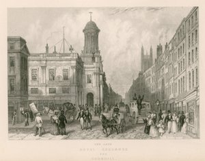 Edesmennyt Royal Exchange ja Cornhill, Lontoo tekijältä English School