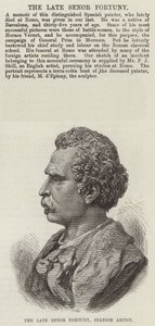 Edesmennyt Senor Fortuny, espanjalainen taiteilija (kaiverrus) tekijältä English School