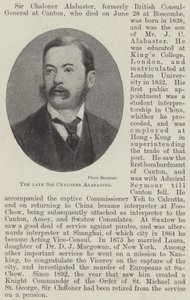 Edesmennyt Sir Chaloner Alabaster (litho) tekijältä English School