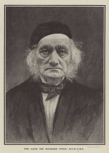 Edesmennyt Sir Richard Owen, KCB, FRS (kaiverrus) tekijältä English School