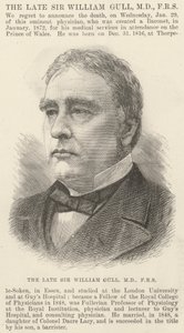 Edesmennyt Sir William Gull, MD, FRS (kaiverrus) tekijältä English School
