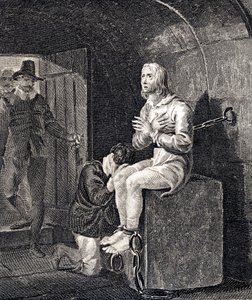 Winchesterin arkkidiakoni John Philpotin marttyyrikuolema. tekijältä English School